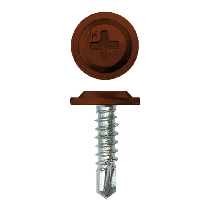 Саморез ПШС Daxmer Pro 4,2х16 (1000 шт) шлиц PH2 RAL 3009