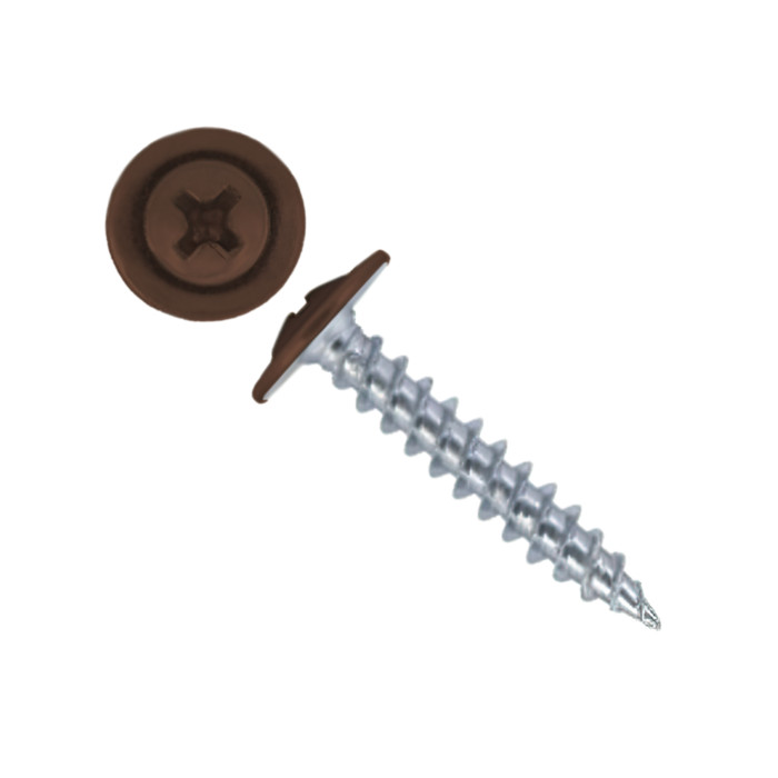 Саморез ПШ 4,2х19 (1000шт) шлиц PH2 RAL 8024